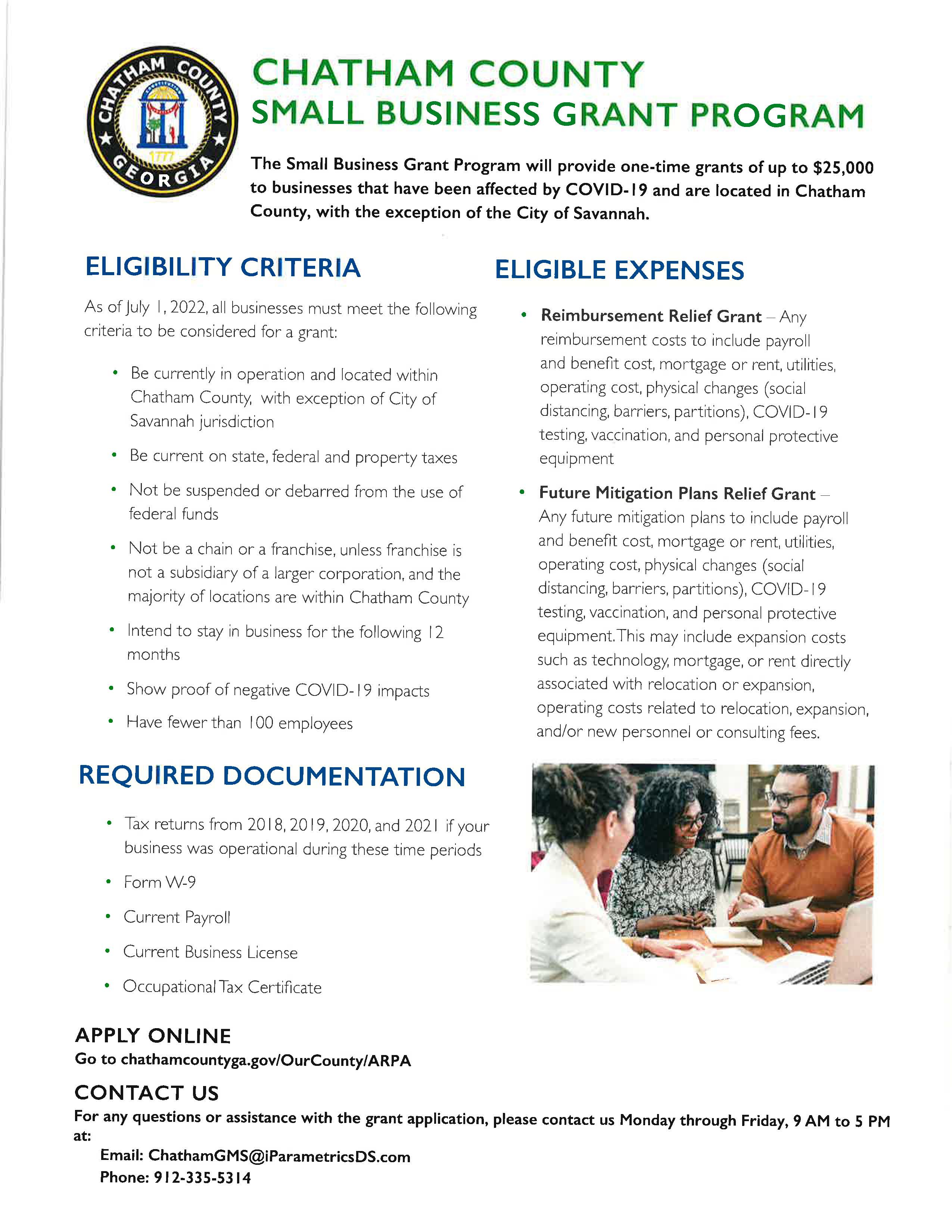 City of Pooler News Small Business Grant 2022 07 28